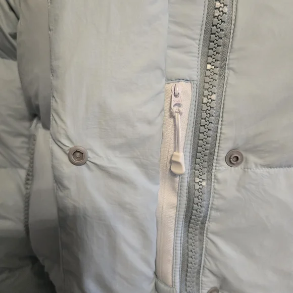 Canada Goose Pale Blue Quilted Hooded Puffer Jacket S - Picture 7 of 14